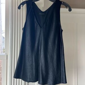 The Row Black V-Neck Tank Top S